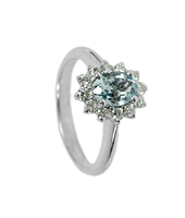 Anello Bolzoni Donna in Oro Acquamarina AN1338-OB-A.M